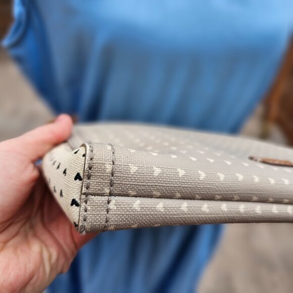 FOSSIL Emma Crossbody Bag Purse, Printed Leather, Pre-owned - Picture 4 of 10